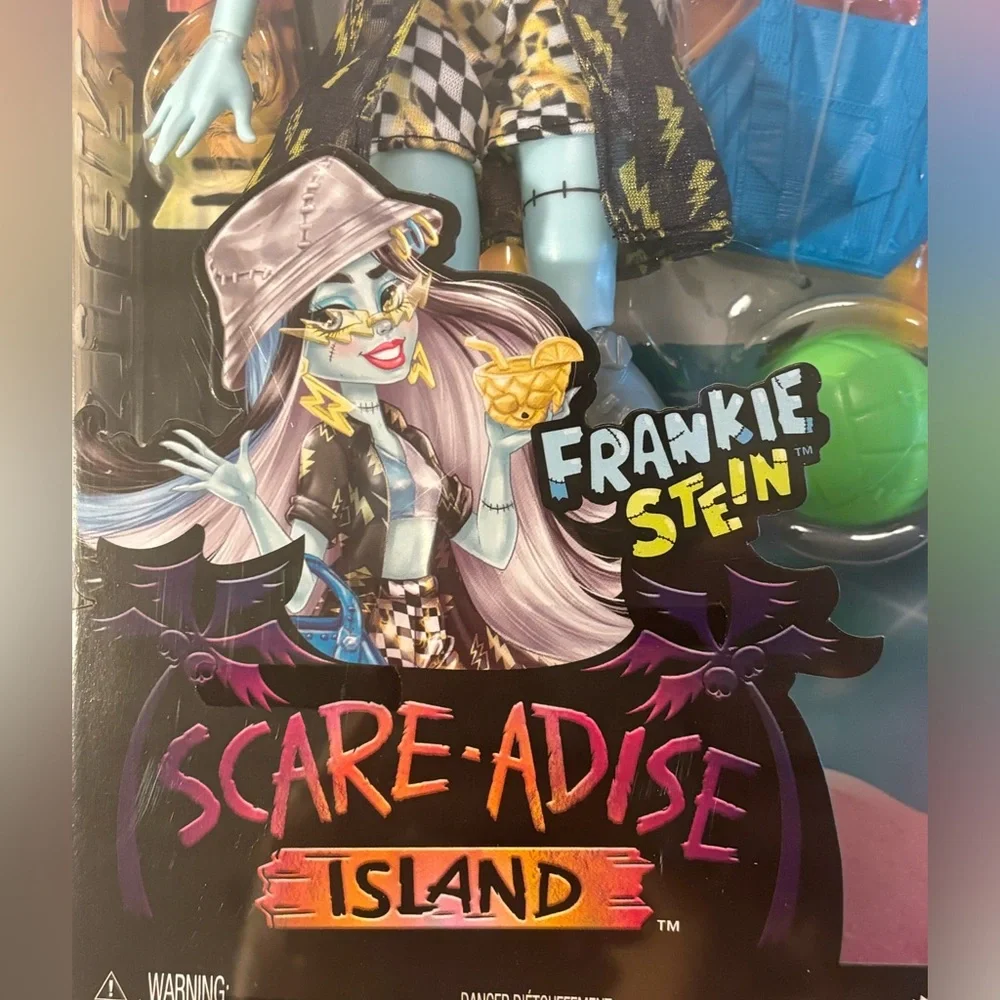 🆕Monster High Scare-adise Island Frankie Stein Doll